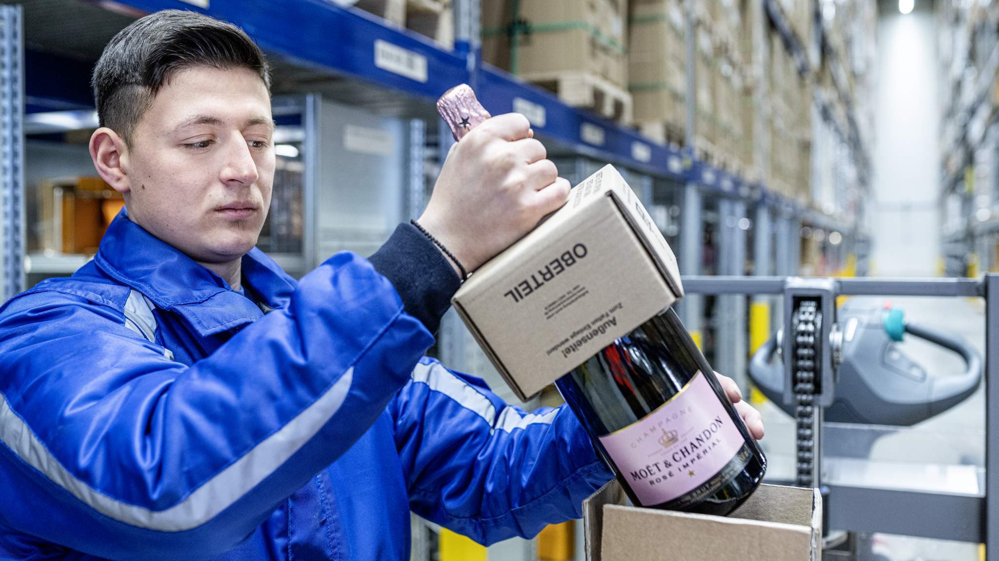 Wine and spirits logistics with Moët Hennessy at the highest level. Wine and spirits logistics with Moët Hennessy at the highest level.